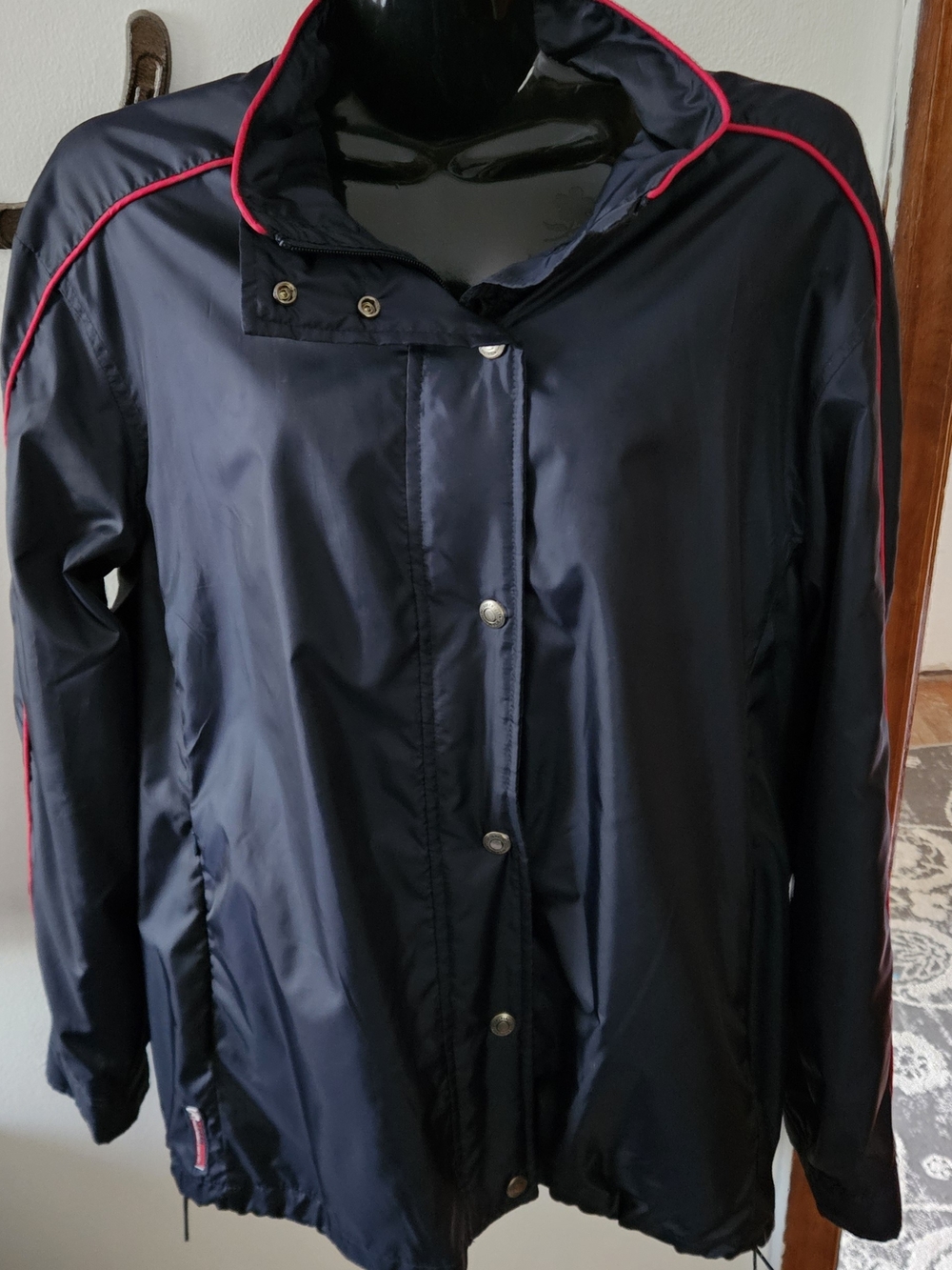 RLX Ralph Lauren Navy Utility Jacket with Red Piping